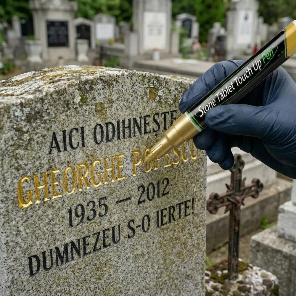 Marker restaurare inscripții funerare