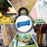 Dispozitiv Tensionare cu Frânghie si Rolă de Strângere pentru Camping și Auto