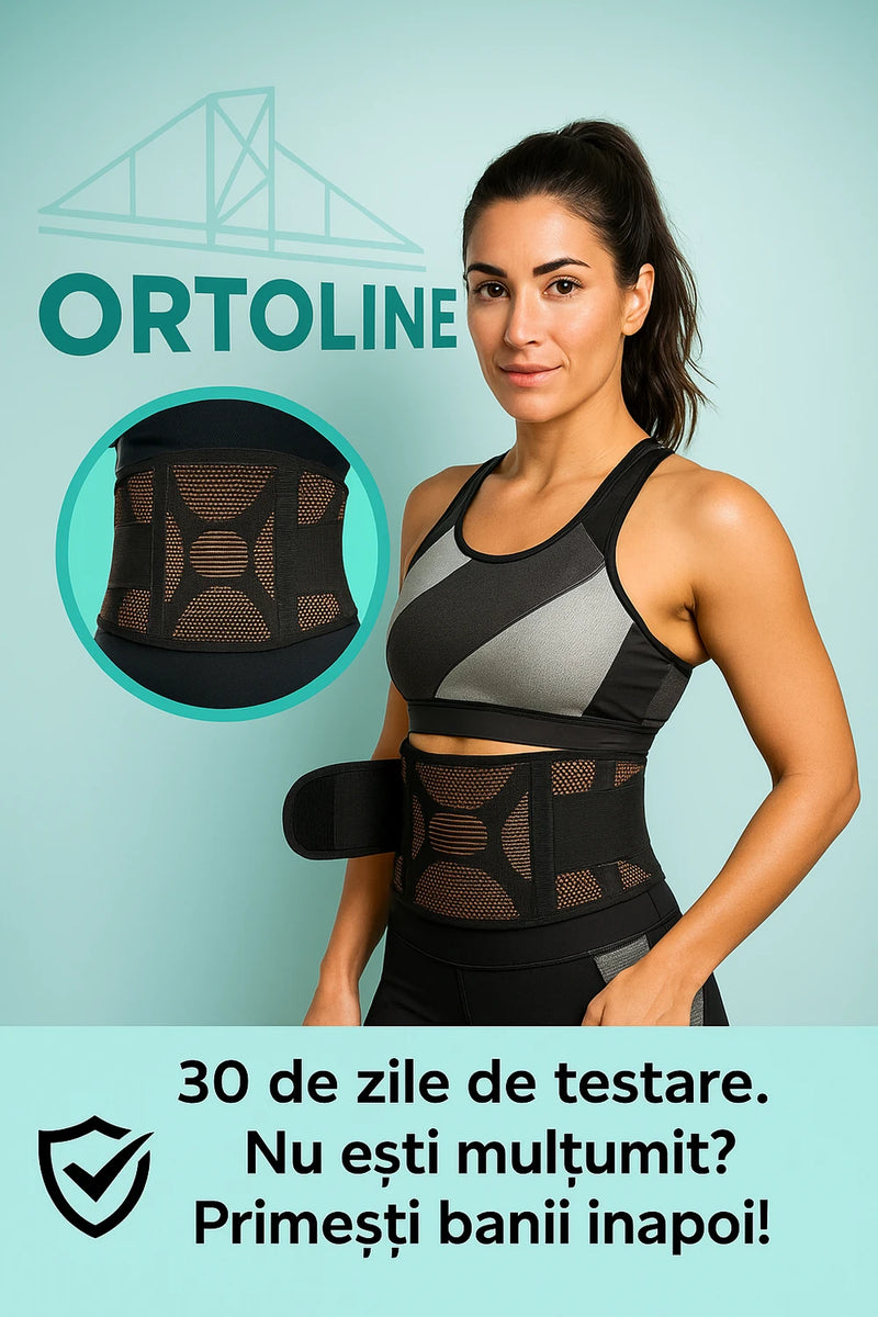 Centura de sustinere lombara cu fir de cupru