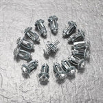 Set 25 buc. piulițe și șuruburi cu expansiune tip petală, dimensiuni