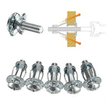 Set 25 buc. piulițe și șuruburi cu expansiune tip petală, dimensiuni