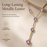 Elegant Y-format drophalsband
