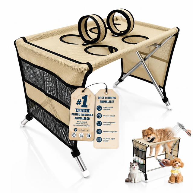 Platforam de Baie Inaltata pentru Caini