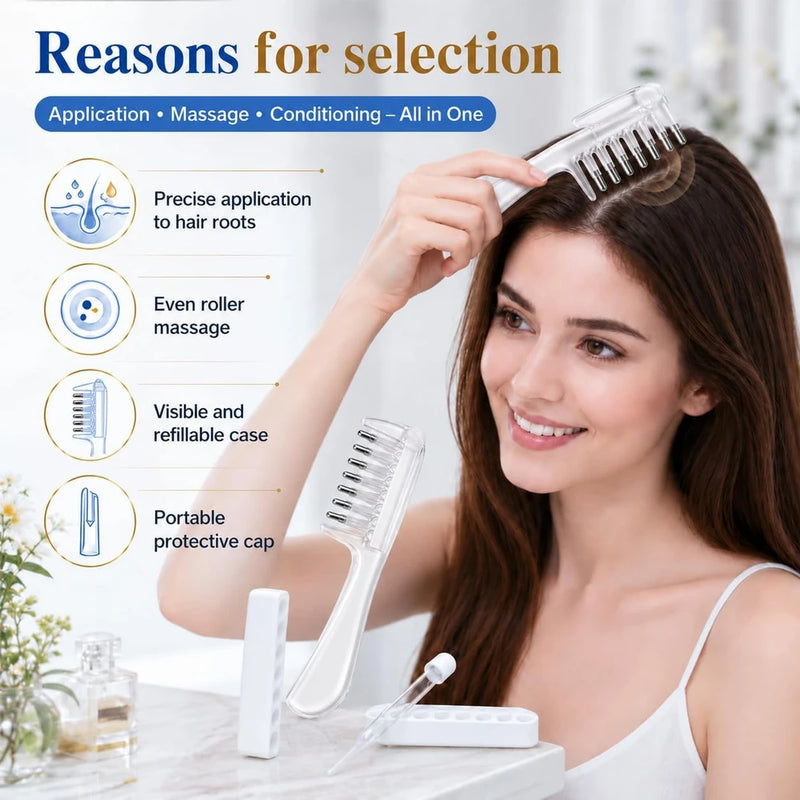 Pieptene Aplicator Ulei Scalp