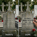 Marker restaurare inscripții funerare