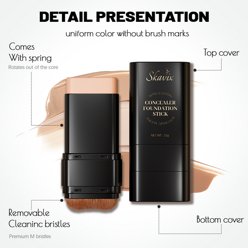 Fond de ten stick, acoperire totala si rezistenta indelungata