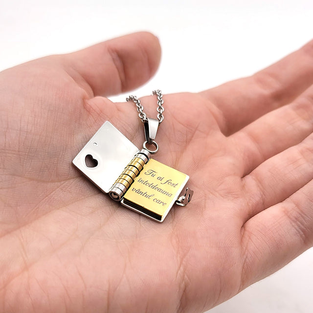 Colier Carte Cadou plin de emoție