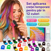 Set aplicatoare cretă colorată de păr