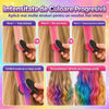Set aplicatoare cretă colorată de păr