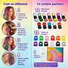 Set aplicatoare cretă colorată de păr