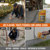 Chit elastic pentru fisuri în beton – repară crăpăturile fără să se mai spargă