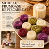 Formă de presat biscuiți cu 2 modele.