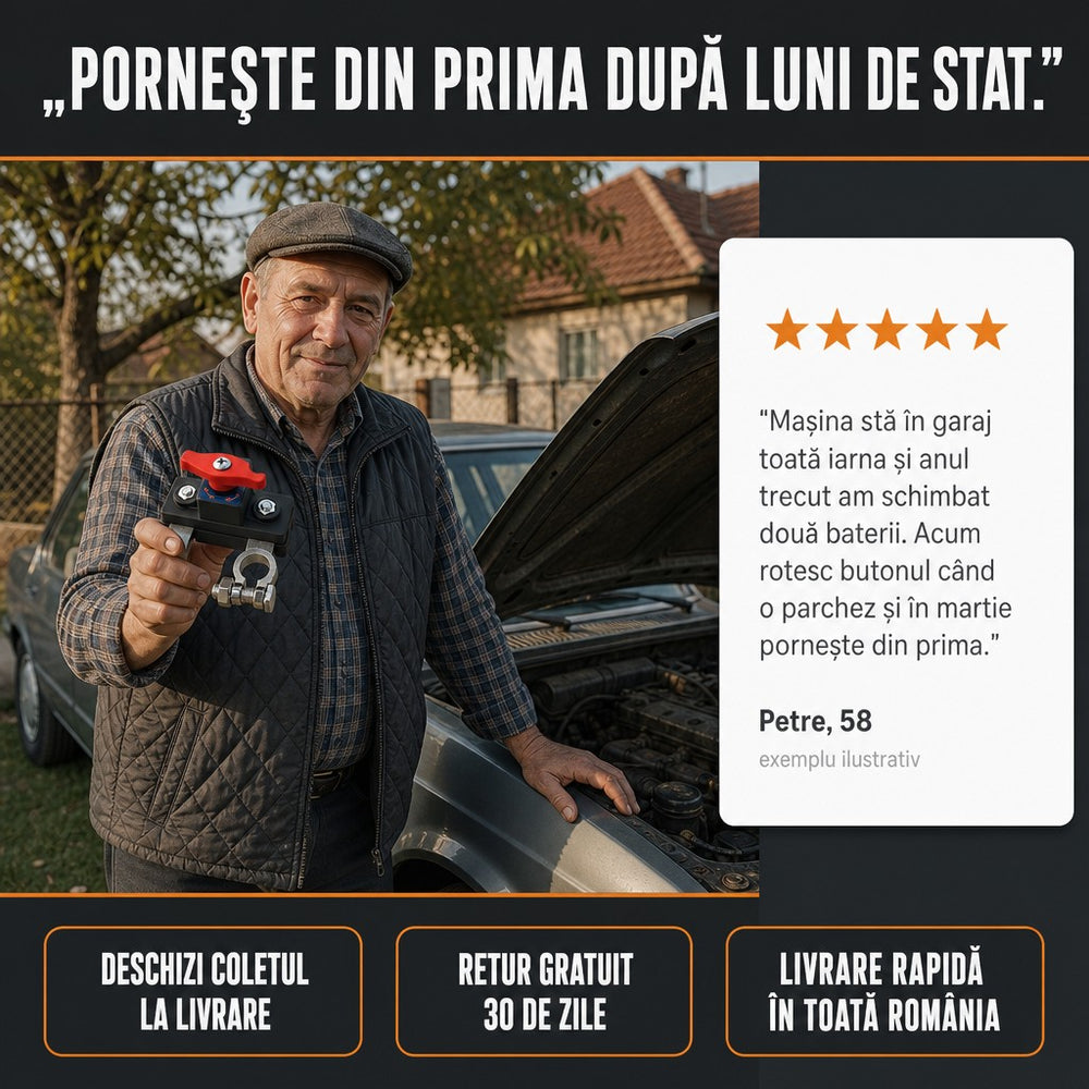 Întrerupător baterie auto