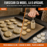 Presă pentru fursecuri cu 6 modele