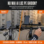 Extensie ghidon bicicletă din aluminiu