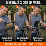 Extensie ghidon bicicletă din aluminiu