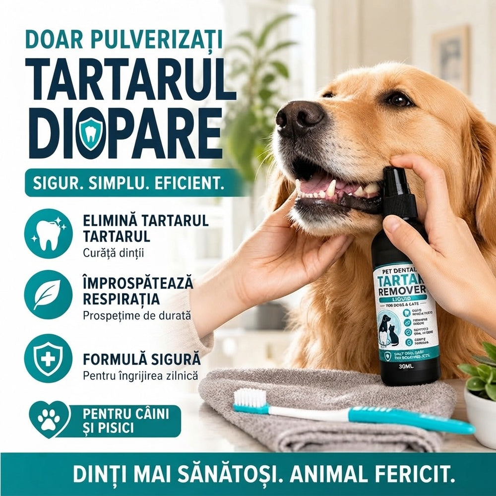 Apă de gură pentru câini și pisici