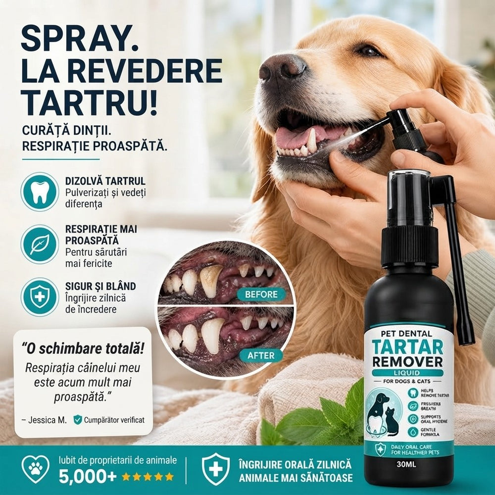 Apă de gură pentru câini și pisici