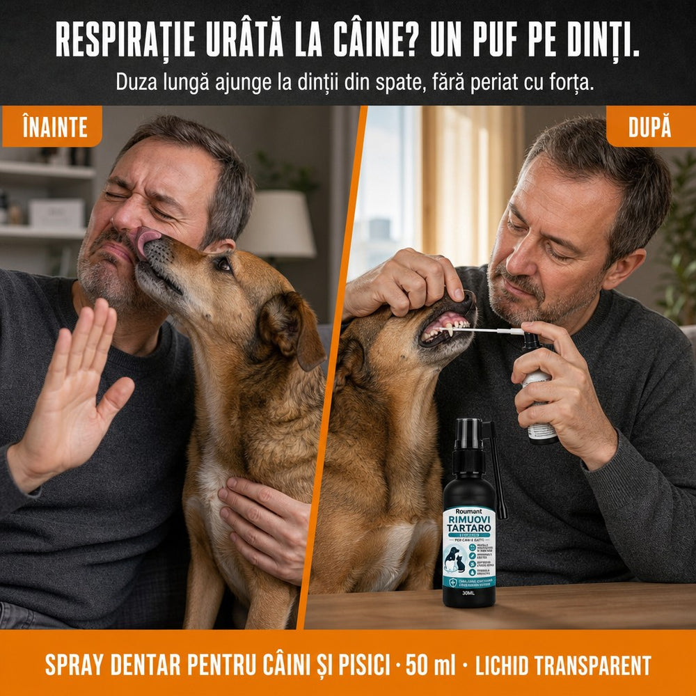Apă de gură pentru câini și pisici