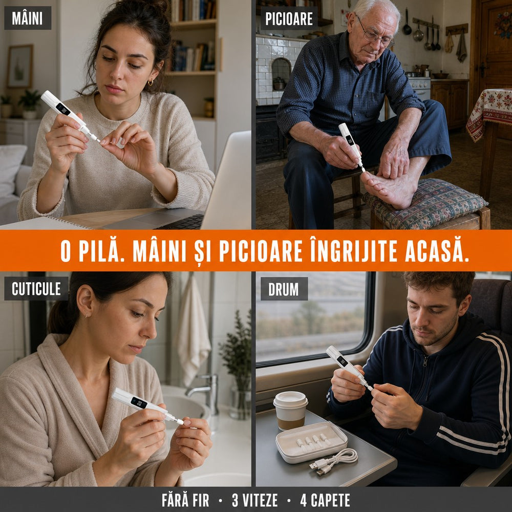 Pilă electrică de unghii fără fir