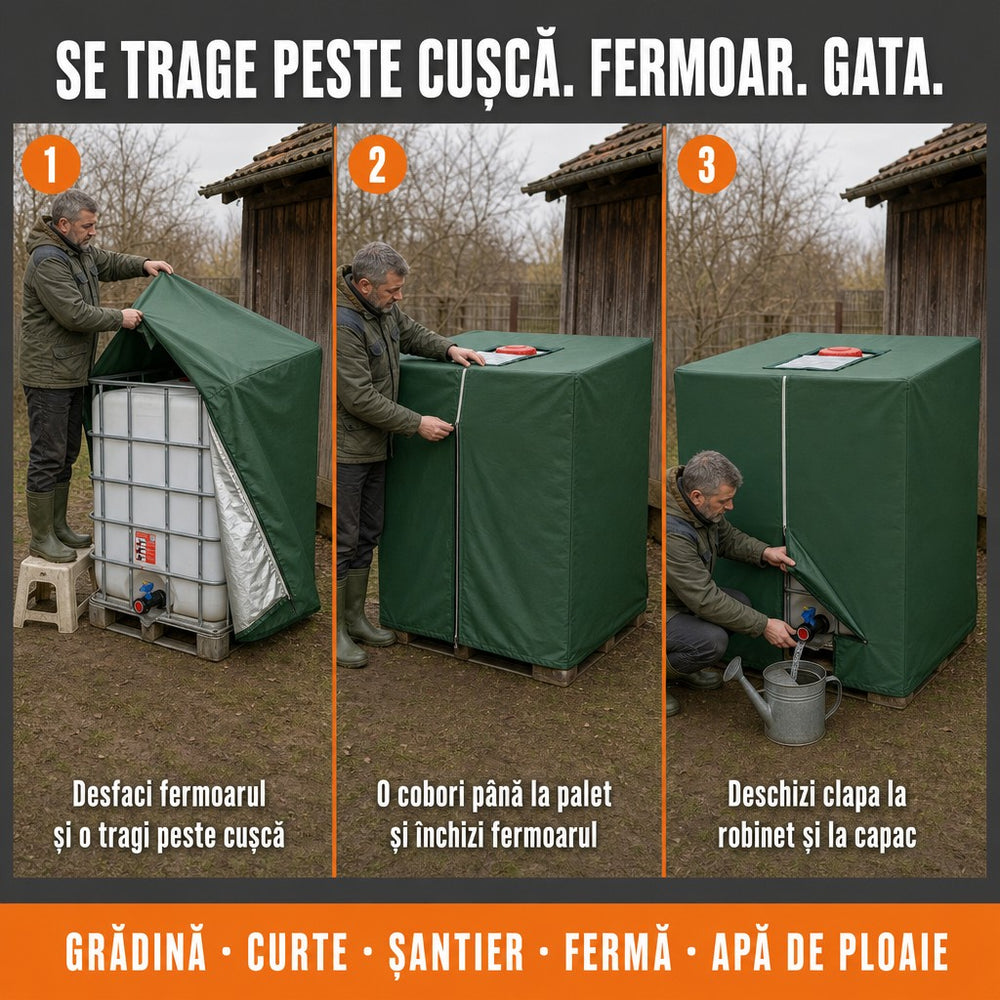 Husă de protecție UV pentru rezervor IBC de 1000 litri