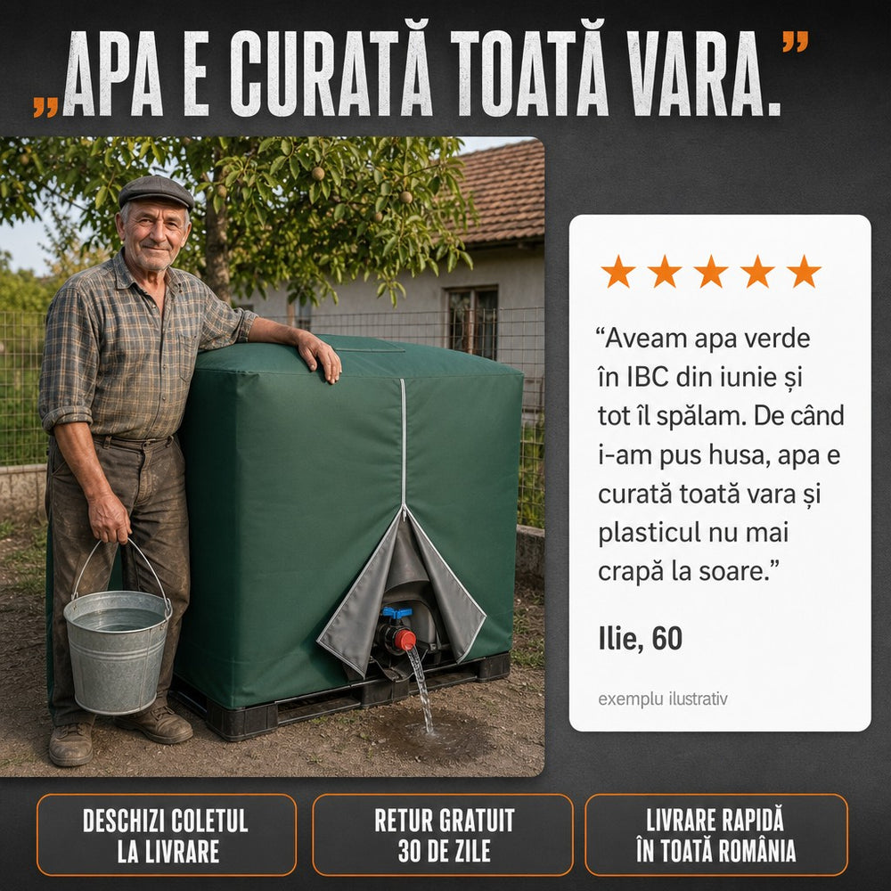 Husă de protecție UV pentru rezervor IBC de 1000 litri
