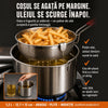 Oală de prăjit 2 în 1 cu coș de scurgere