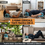 Pernă Masaj Cervical EMS Încălzită