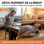 Pernă Masaj Cervical EMS Încălzită
