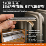 Folie reflectorizantă autoadezivă pentru calorifer, rolă 2x1 m