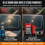 Perie cu pastă pentru pelicula de ulei de pe parbriz